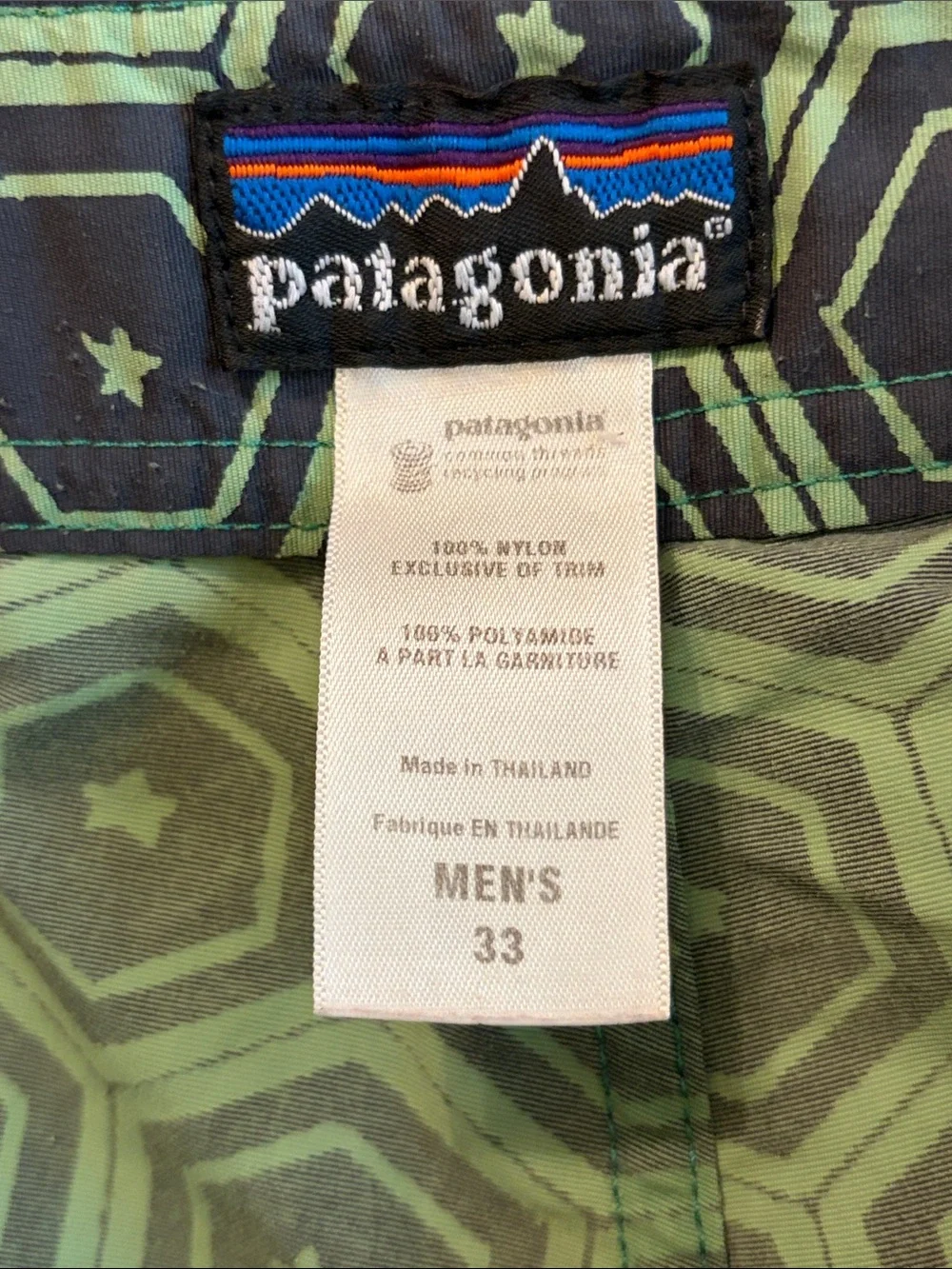Patagonia Wavefarer board shorts, size 33